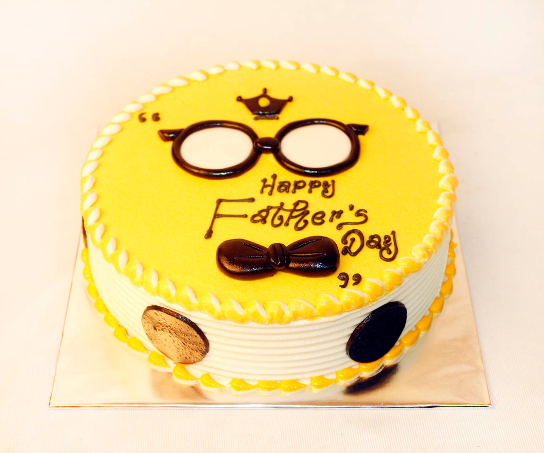 Father's Day Spectacle and Bow Tie Cake