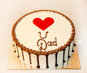 Father's Day Spectacle and Bow Tie Cake
