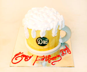 Father's Day Beer Mug cake
