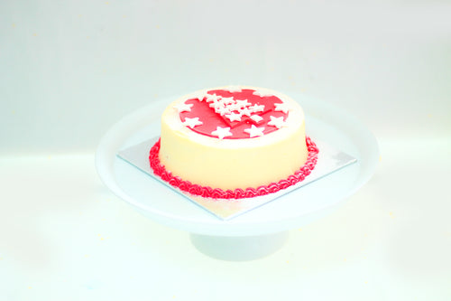 Christmas Tree Ribbon Cake