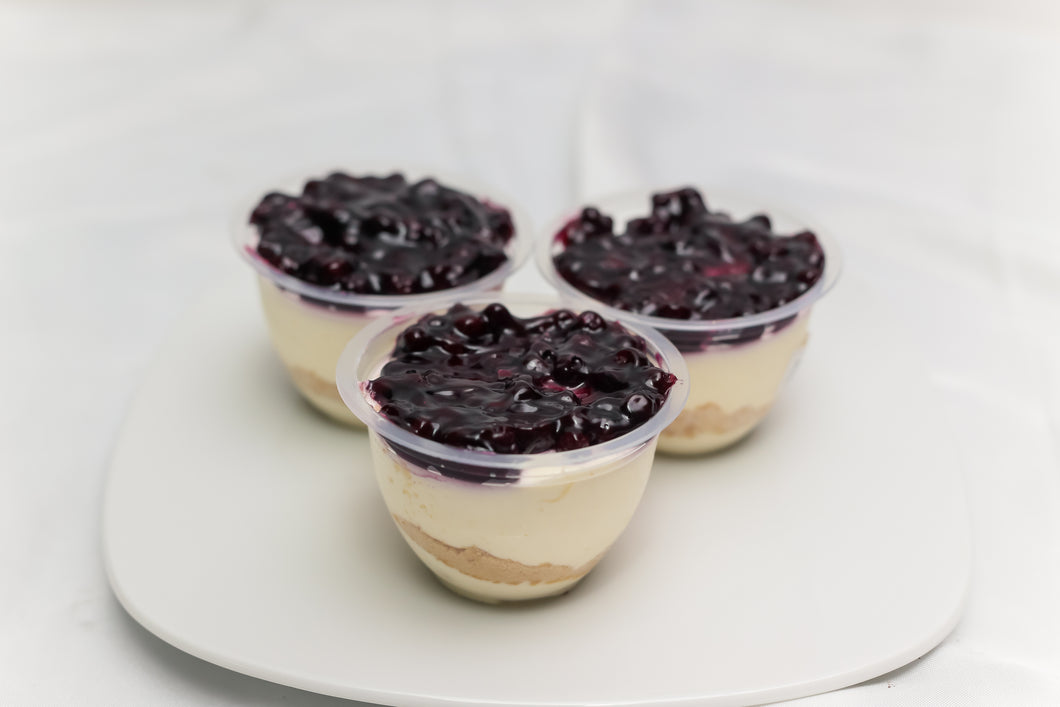 Blueberry Cheese Cake Cup - Divine Cakes