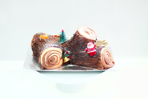 Chocolate Yule Log - Divine Cakes