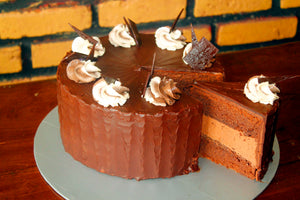 3 tier Chocolate mousse cake