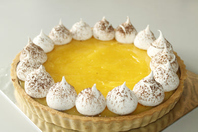 Lemon Meringue and Cheese Cake Tart
