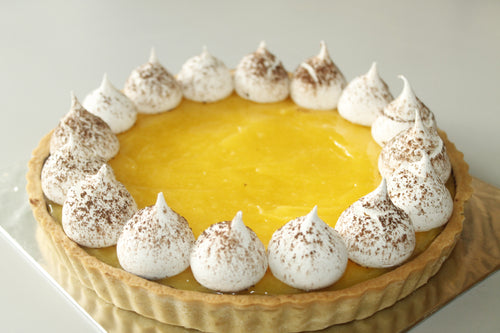 Lemon Meringue and Cheese Cake Tart