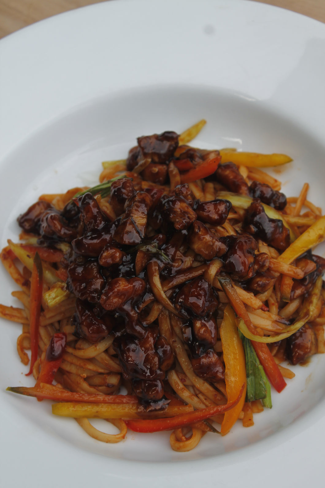 Spicy Beef Linguini