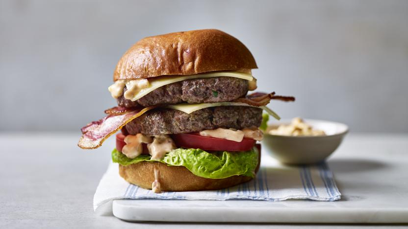 Luv a Grilled Double Beef Burger
